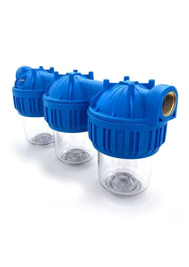 5" Üçlü Tombul Filtre Kabı