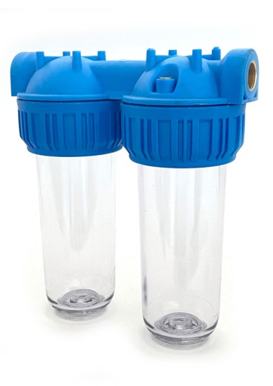 10" İkili Filtre Kabı