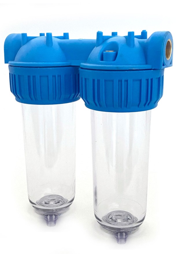 10" İkili Tahliyeli Filtre Kabı 10" İkili Tahliyeli Filtre Kabı