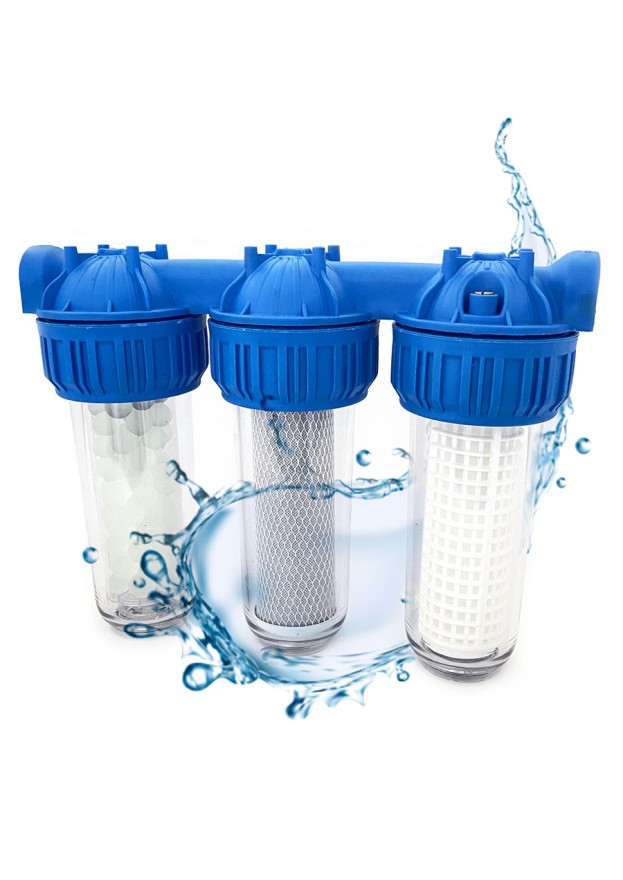 10" Üçlü Filtre Kabı